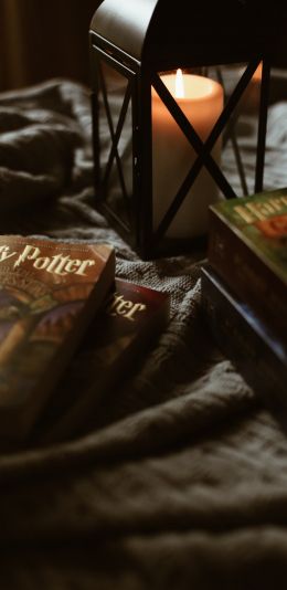 Обои 1440x2960 Гарри Поттер, книги