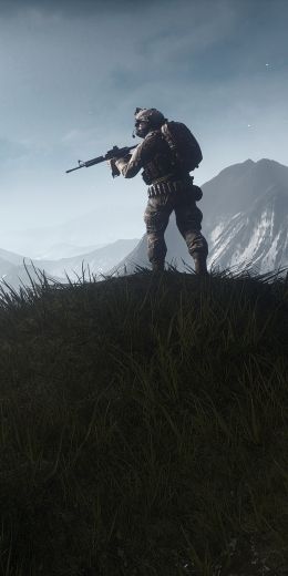 Обои 720x1440 Battlefield 4, пейзаж