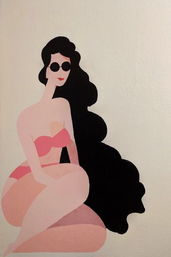 figure, girl Wallpaper 640x960