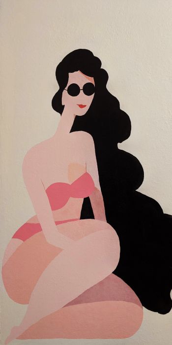 figure, girl Wallpaper 720x1440