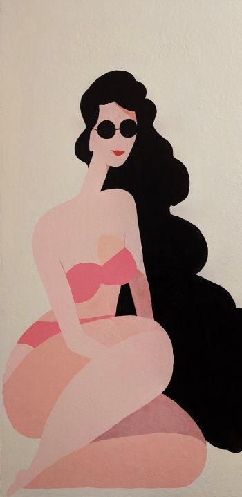 figure, girl Wallpaper 1440x2960