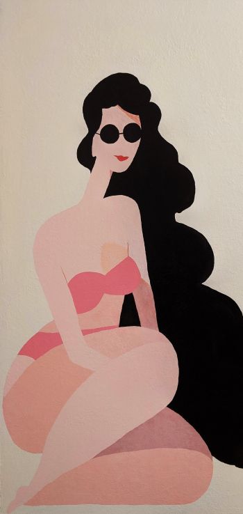 figure, girl Wallpaper 720x1520
