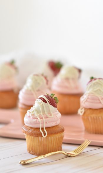 cupcakes, dessert Wallpaper 1200x2000