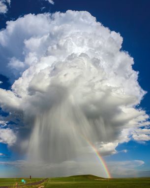 clouds, rainbow Wallpaper 4933x6166