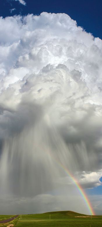 clouds, rainbow Wallpaper 720x1600