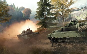 Battlefield 4, tank, explosion Wallpaper 2560x1600