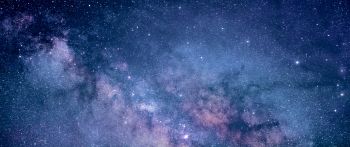 starry sky, milky way Wallpaper 2560x1080