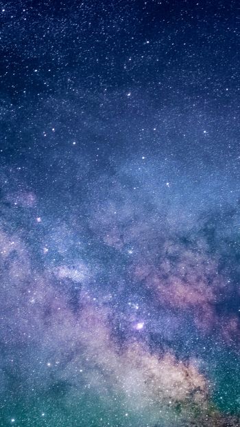 starry sky, milky way Wallpaper 640x1136