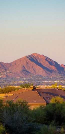 Arizona, USA, over the rooftops Wallpaper 1440x2960