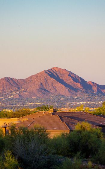 Arizona, USA, over the rooftops Wallpaper 800x1280