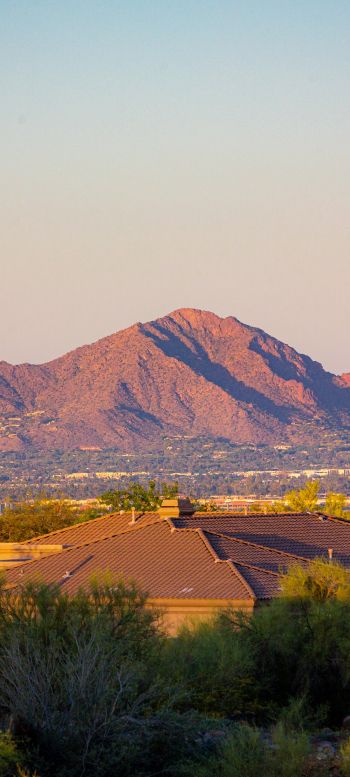 Arizona, USA, over the rooftops Wallpaper 720x1600