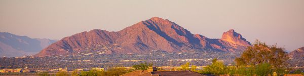 Arizona, USA, over the rooftops Wallpaper 1590x400