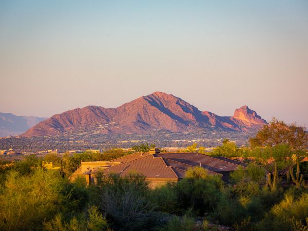 Arizona, USA, over the rooftops Wallpaper 800x600