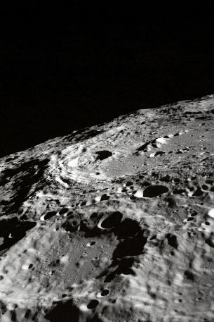 surface of the moon Wallpaper 640x960