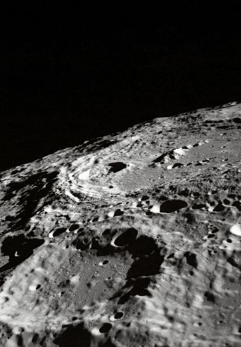 surface of the moon Wallpaper 1640x2360