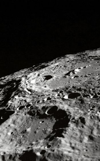 Обои 1600x2560 поверхность луны