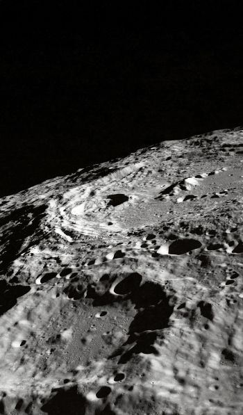 surface of the moon Wallpaper 600x1024