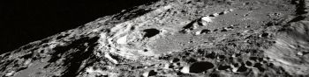 surface of the moon Wallpaper 1590x400