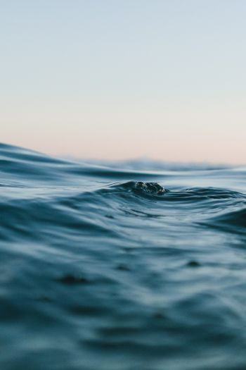 water, sea, ripple Wallpaper 640x960