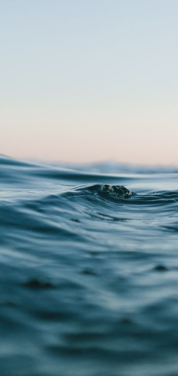 water, sea, ripple Wallpaper 1080x2280