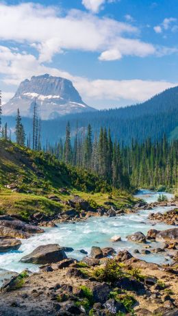 Yoho National Park, Field, Canada Wallpaper 640x1136