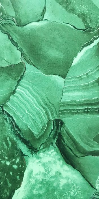 cracks, green Wallpaper 720x1440