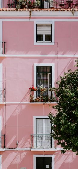 Lisbon, Portugal, house Wallpaper 828x1792
