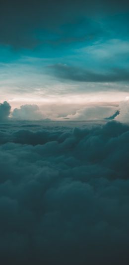 above the clouds Wallpaper 1440x2960