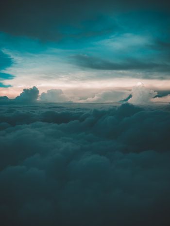 above the clouds Wallpaper 1620x2160