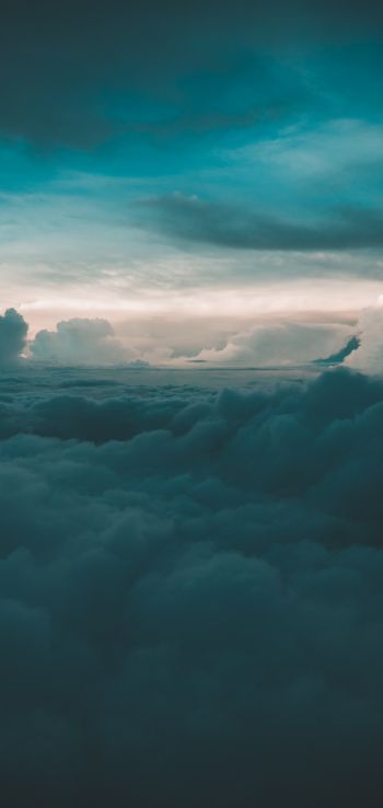 above the clouds Wallpaper 1080x2280