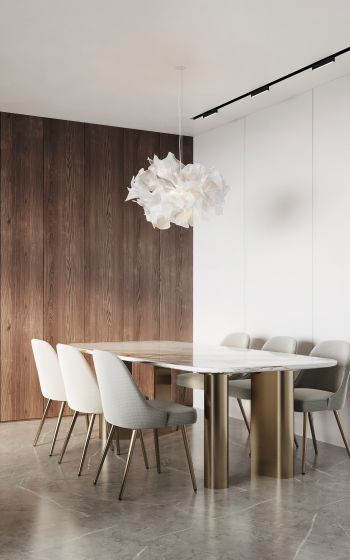 dining room, furniture Wallpaper 1600x2560
