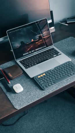 Обои 1440x2560 ноутбук, рабочий стол
