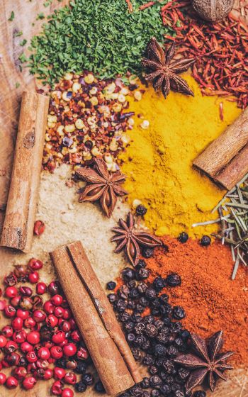 spices, cover Wallpaper 1600x2560