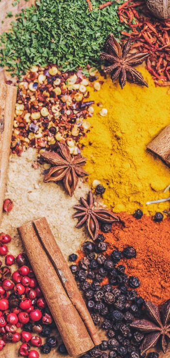 spices, cover Wallpaper 720x1520