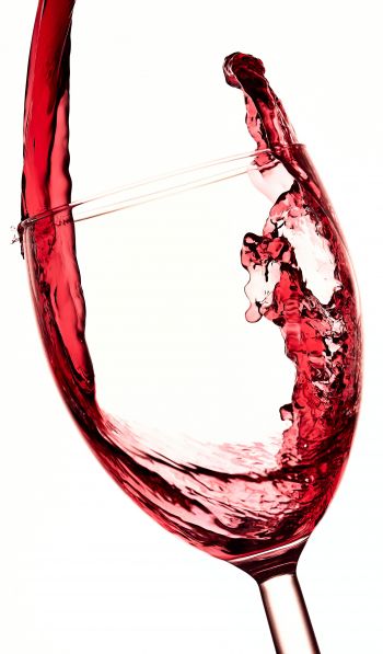 a glass of wine Wallpaper 600x1024
