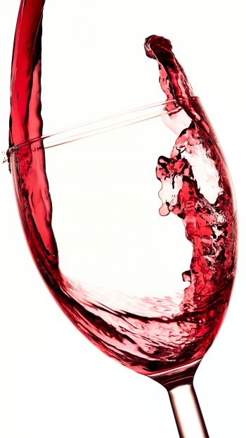 a glass of wine Wallpaper 2160x3840