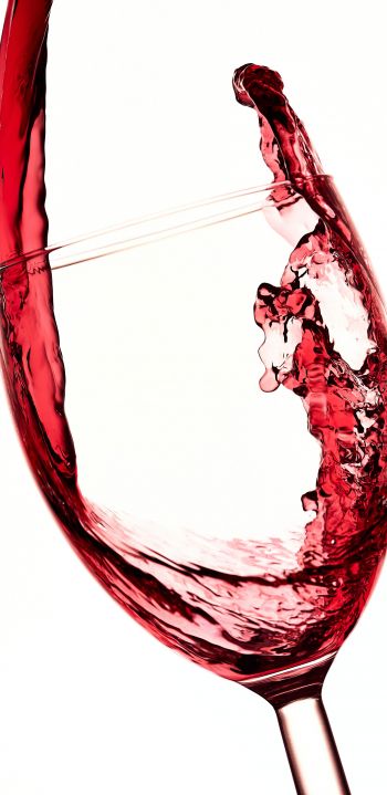 a glass of wine Wallpaper 1080x2220