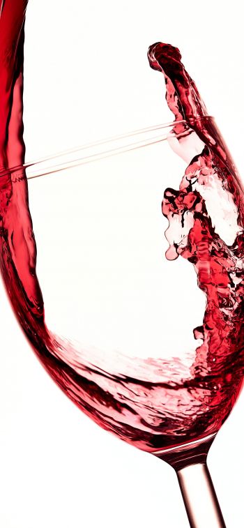 a glass of wine Wallpaper 1284x2778