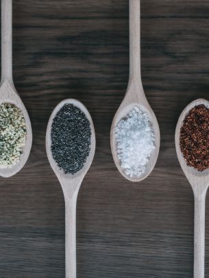 spices, spoons Wallpaper 1668x2224