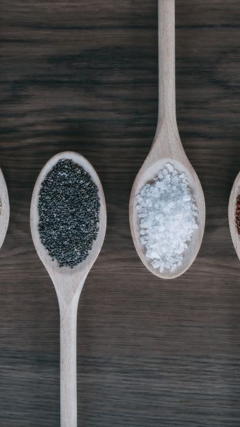 spices, spoons Wallpaper 750x1334