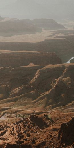 valley, fog Wallpaper 720x1440