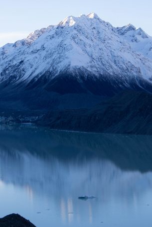 mountain, lake Wallpaper 640x960