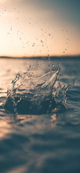 water splash, spray Wallpaper 1080x2340