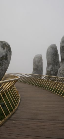 Da Nang, vietnam, bridge Wallpaper 1125x2436