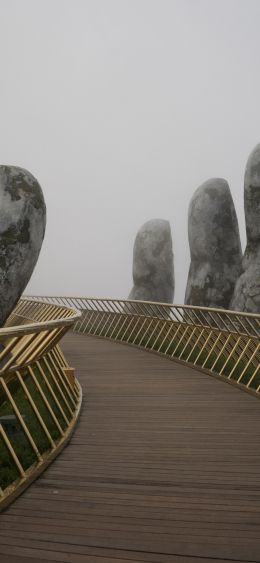 Da Nang, vietnam, bridge Wallpaper 1080x2340