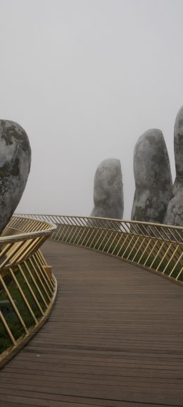 Da Nang, vietnam, bridge Wallpaper 1440x3200