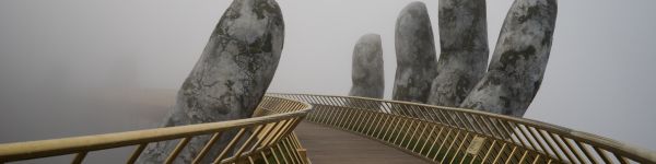 Da Nang, vietnam, bridge Wallpaper 1590x400