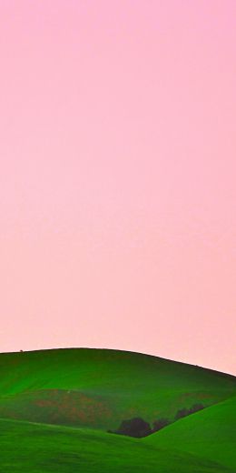 green hills, sky Wallpaper 720x1440
