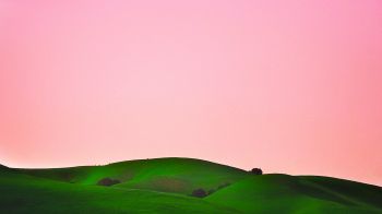 green hills, sky Wallpaper 1280x720