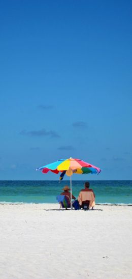 Clearwater Beach, Clearwater, Florida, USA Wallpaper 1440x3040